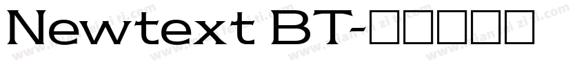 Newtext BT字体转换